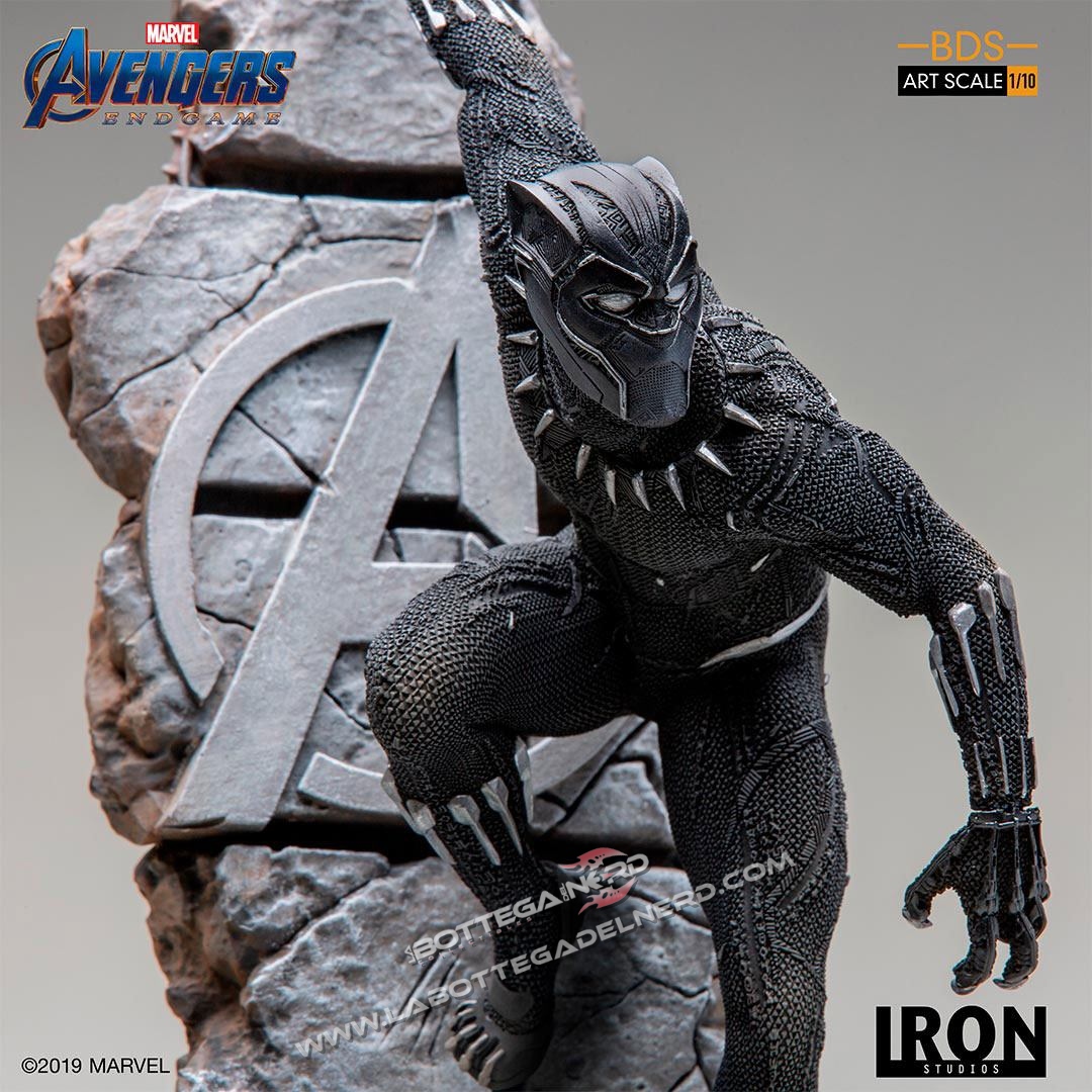 Avengers: Endgame - Statua 1/10 Black Panther 34cm - immagine 4