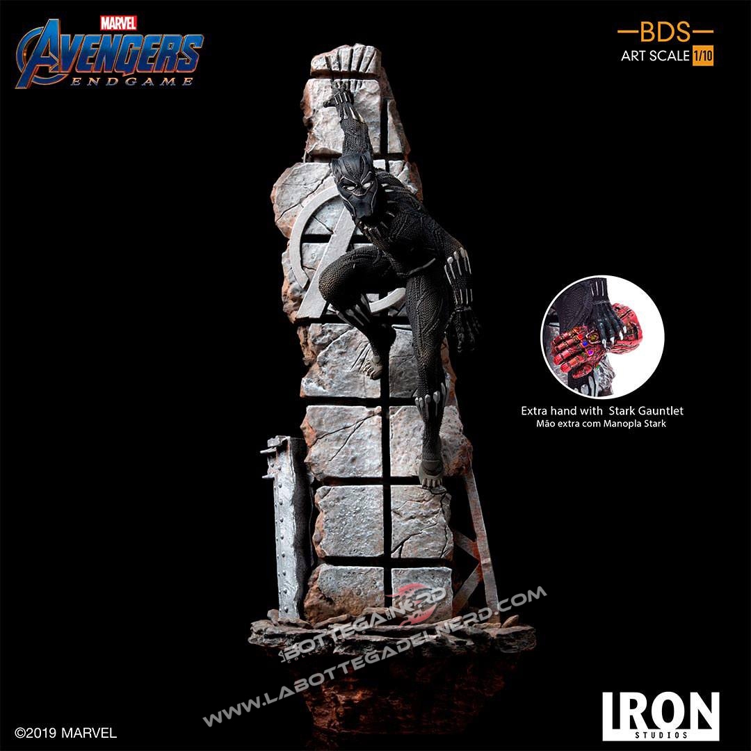 Avengers: Endgame - Statua 1/10 Black Panther 34cm - immagine 6