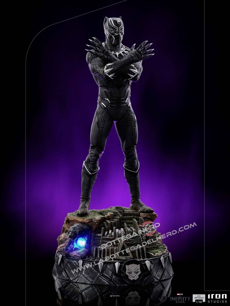 The Infinity Saga - Statue 1/10 Black Panther Deluxe 25cm - immagine 2