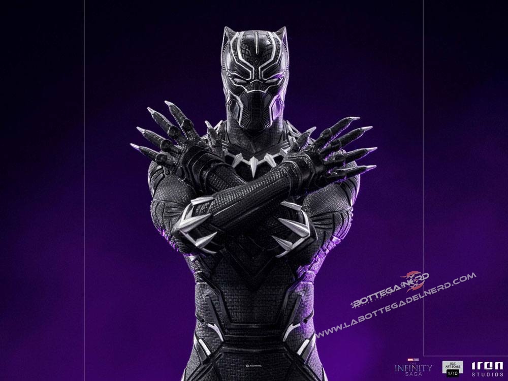 The Infinity Saga - Statue 1/10 Black Panther Deluxe 25cm - immagine 3