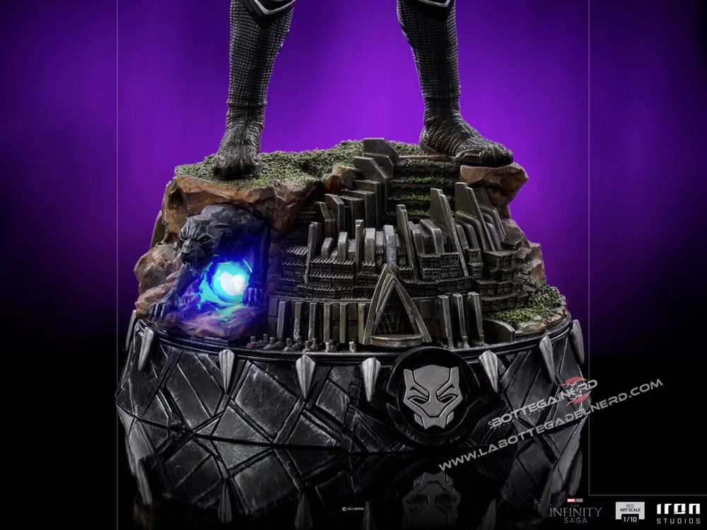 The Infinity Saga - Statue 1/10 Black Panther Deluxe 25cm - immagine 4