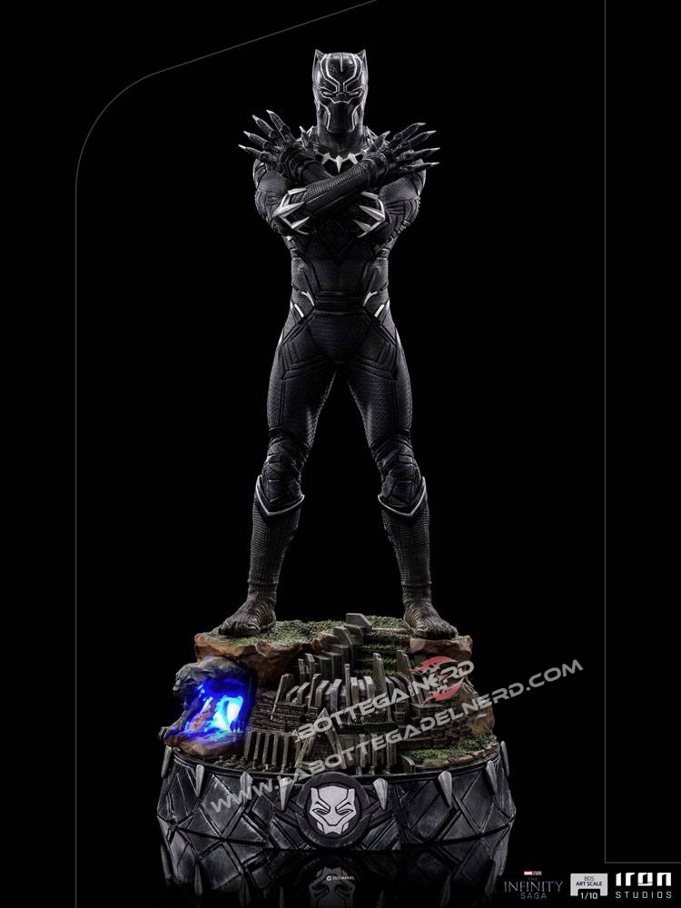 The Infinity Saga - Statue 1/10 Black Panther Deluxe 25cm - immagine 6