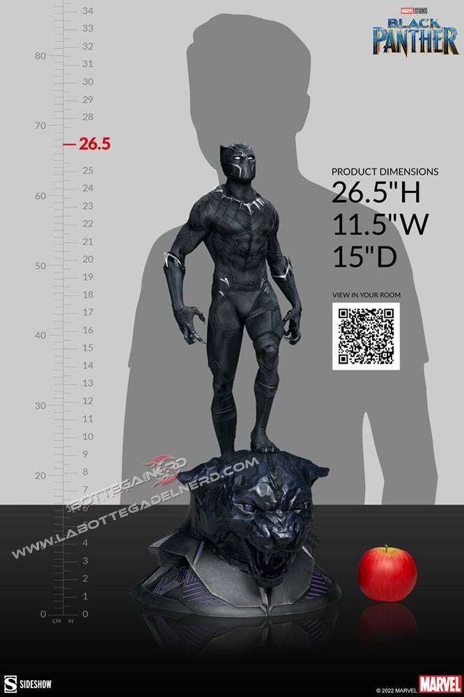 Marvel - Premium Format Statue 1/4 Black Panther 67cm - immagine 11