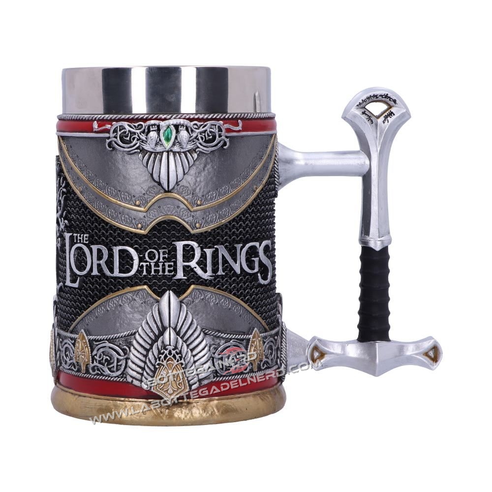 BOCCALE IN RESINA - THE LORD OF THE RING Aragorn Tankard 16cm - immagine 2