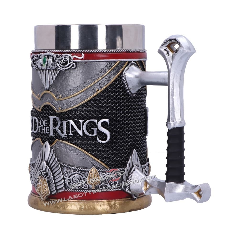 BOCCALE IN RESINA - THE LORD OF THE RING Aragorn Tankard 16cm - immagine 3