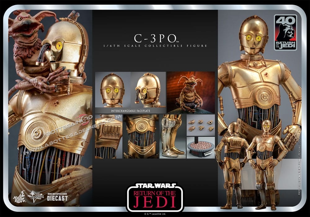 Star Wars: Episode VI - 40th Action Figure 1/6 C-3PO 29cm - immagine 10