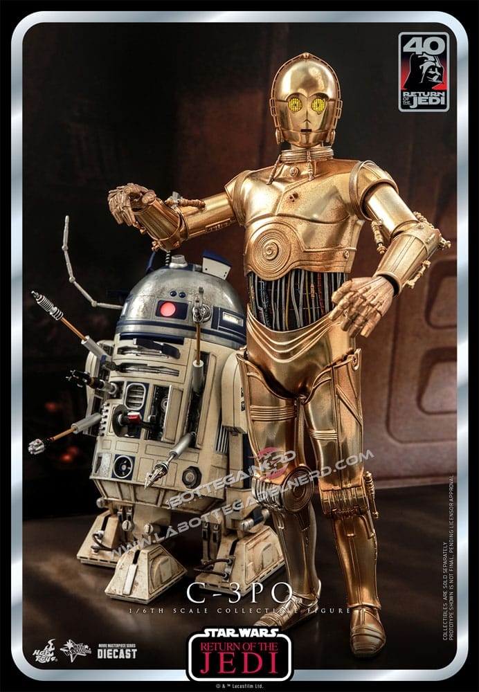 Star Wars: Episode VI - 40th Action Figure 1/6 C-3PO 29cm - immagine 6