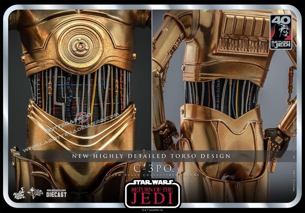 Star Wars: Episode VI - 40th Action Figure 1/6 C-3PO 29cm - immagine 5