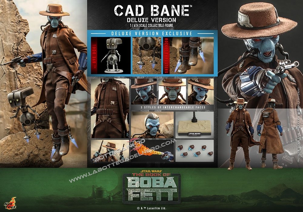 Star Wars: The Book of Boba Fett - A. F. 1/6 Cad Bane Deluxe 34cm - immagine 11
