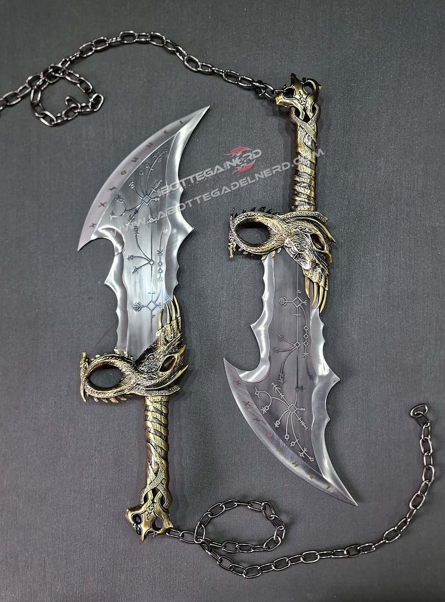 God of War Ragnarok - Replica LAME DEL CAOS Deluxe 1:1 - immagine 6