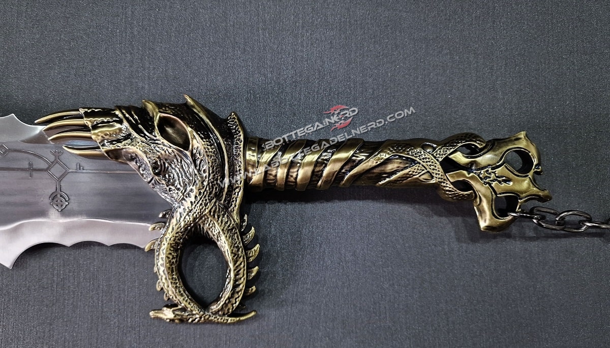 God of War Ragnarok - Replica LAME DEL CAOS Deluxe 1:1 - immagine 10