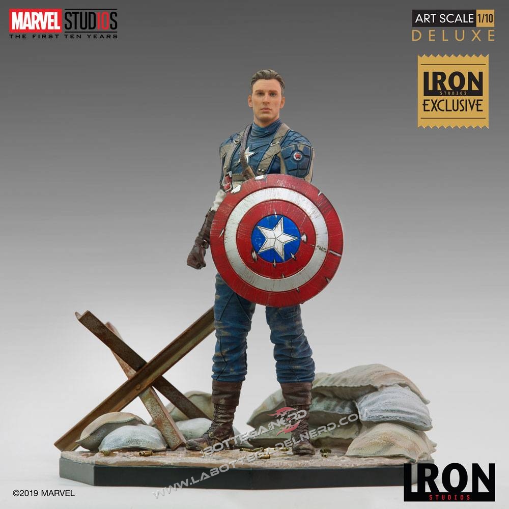 Marvel - Statua 1/10 Captain America 10 Years Event EX 21cm - immagine 2