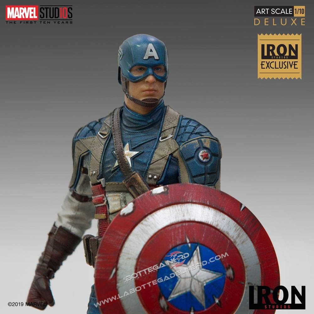 Marvel - Statua 1/10 Captain America 10 Years Event EX 21cm - immagine 4