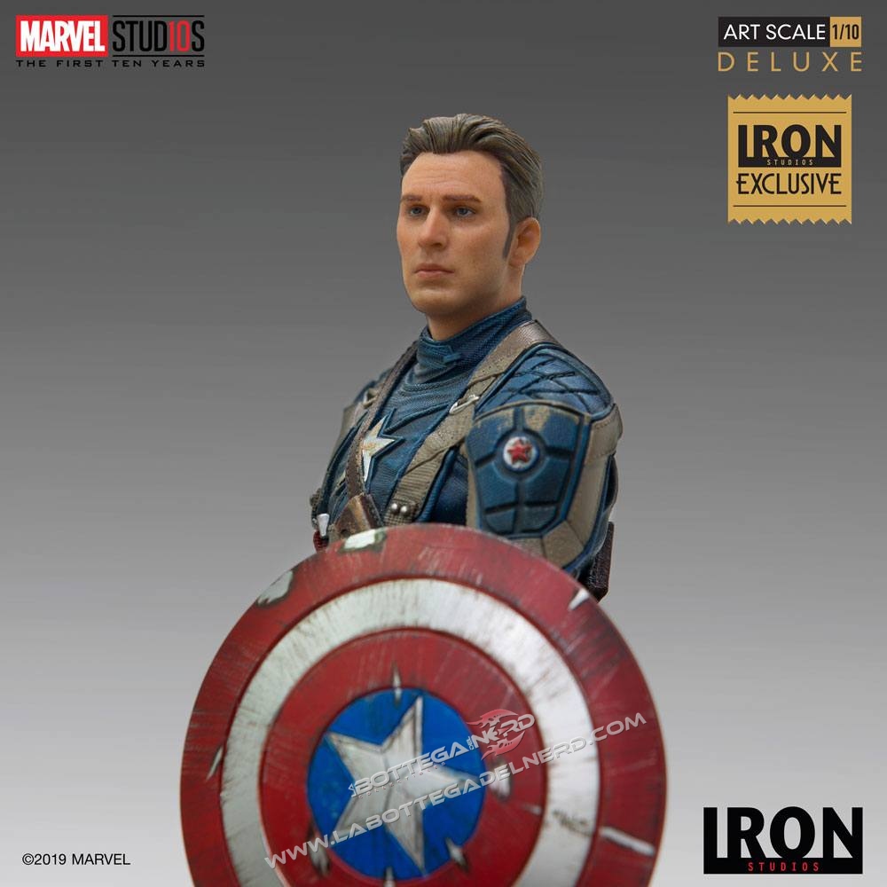 Marvel - Statua 1/10 Captain America 10 Years Event EX 21cm - immagine 5