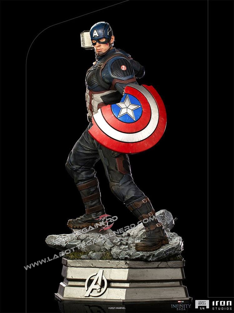 Avengers Infinity Saga - Legacy Replica Statue 1/4 Captain America 56cm - immagine 6