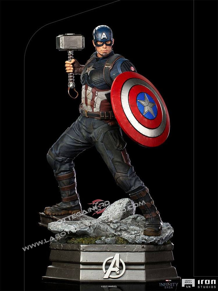 Avengers Infinity Saga - Legacy Replica Statue 1/4 Captain America 56cm - immagine 4