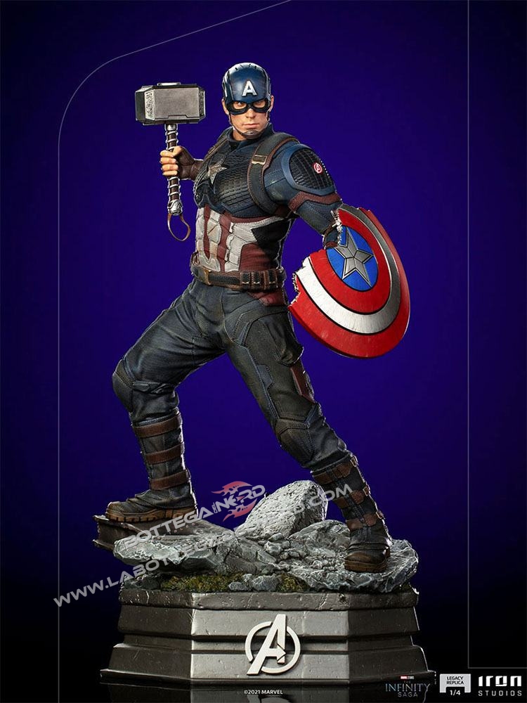 Avengers Infinity Saga - Legacy Replica Statue 1/4 Captain America 56cm - immagine 7