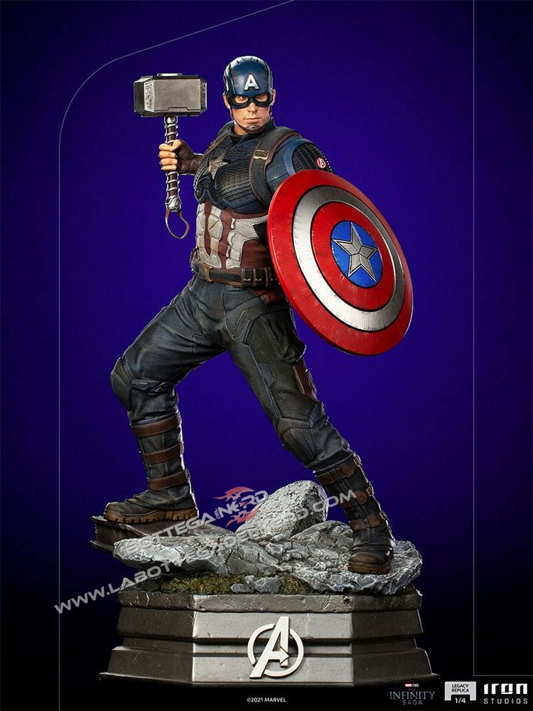 Avengers Infinity Saga - Legacy Replica Statue 1/4 Captain America 56cm - immagine 8