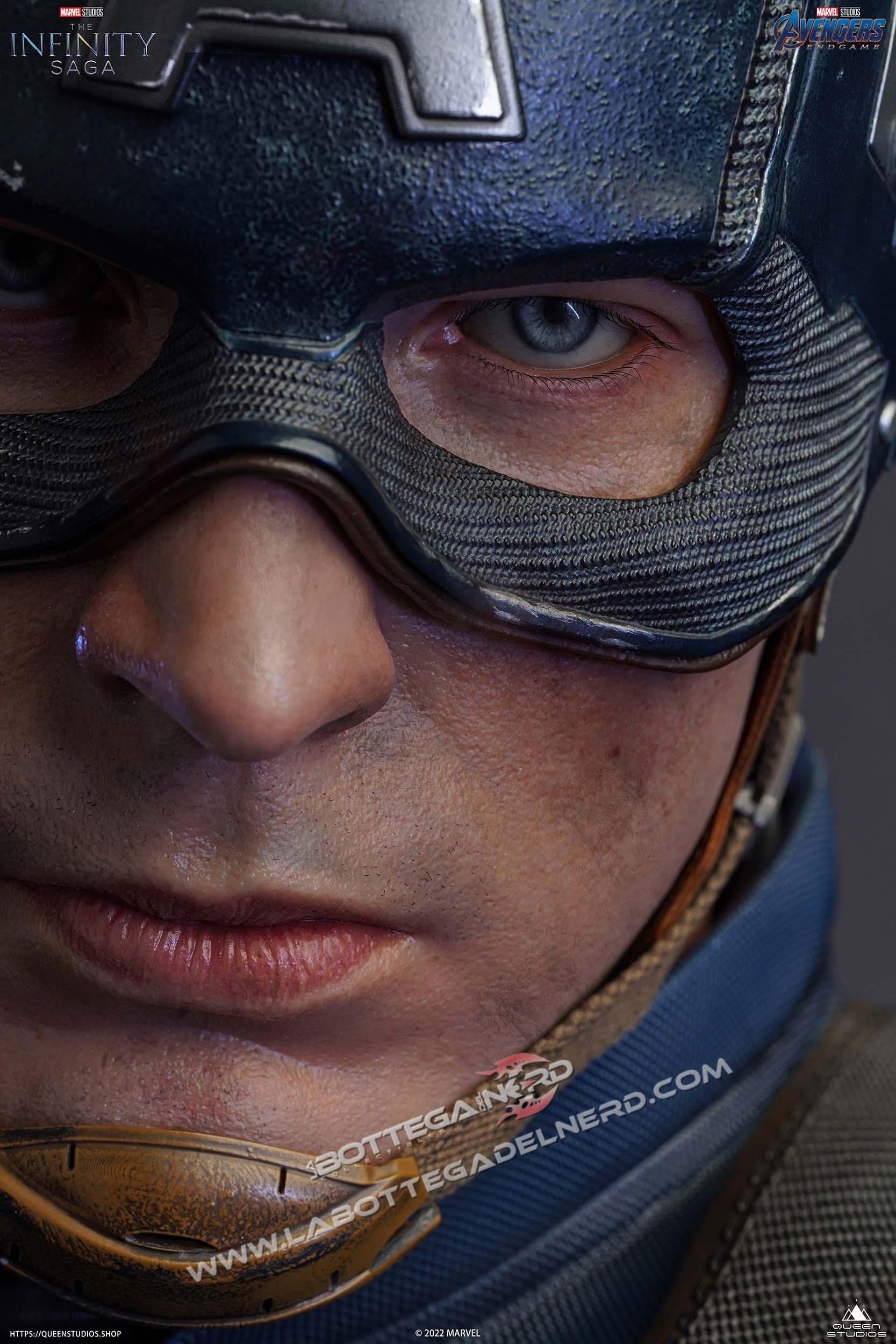 Marvel – Bust Captain America 1/1 Queen Studios 93cm - immagine 5