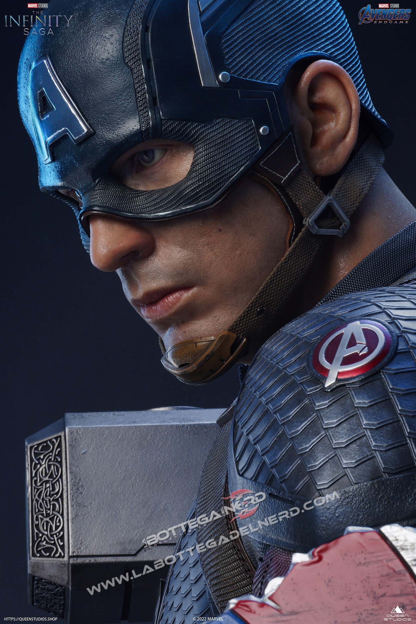 Marvel – Bust Captain America 1/1 Queen Studios 93cm - immagine 4