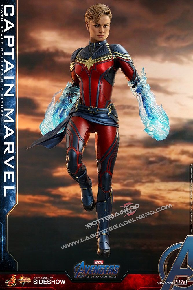 Avengers: Endgame - Action Figure 1/6 Captain Marvel 29cm - immagine 2