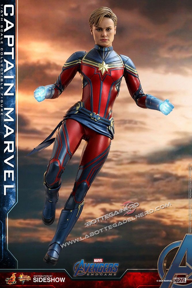 Avengers: Endgame - Action Figure 1/6 Captain Marvel 29cm - immagine 3