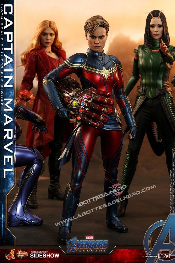 Avengers: Endgame - Action Figure 1/6 Captain Marvel 29cm - immagine 6