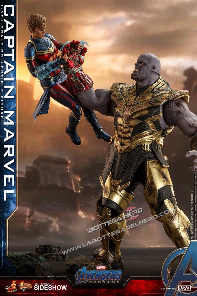 Avengers: Endgame - Action Figure 1/6 Captain Marvel 29cm - immagine 7