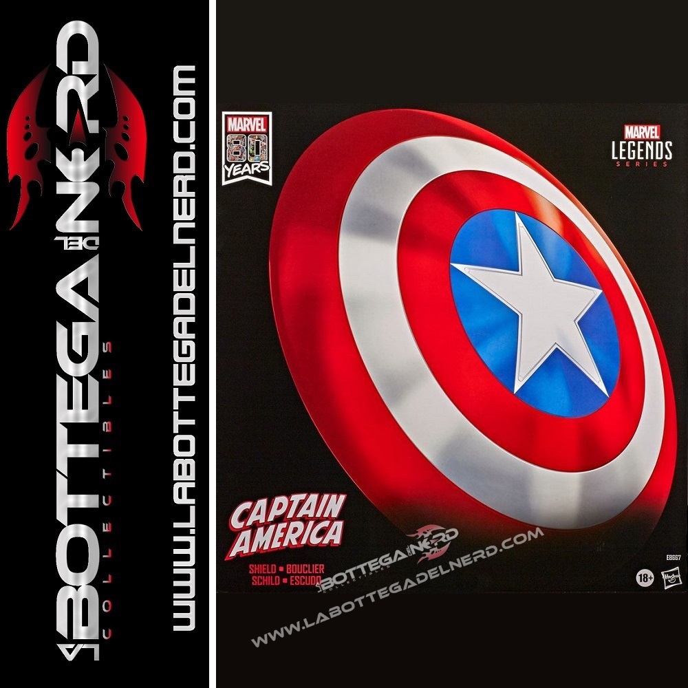 Marvel - Scudo Captain America 80th Anniversary 60cm
