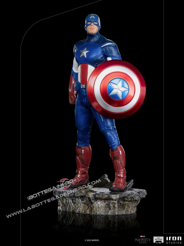 The Infinity Saga - BDS Statue 1/10 Captain America Battle of NY 23cm - immagine 2