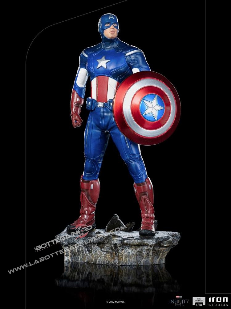 The Infinity Saga - BDS Statue 1/10 Captain America Battle of NY 23cm - immagine 4