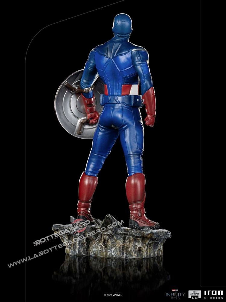The Infinity Saga - BDS Statue 1/10 Captain America Battle of NY 23cm - immagine 3