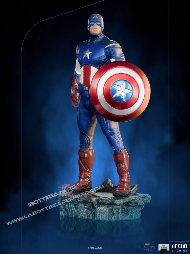The Infinity Saga - BDS Statue 1/10 Captain America Battle of NY 23cm - immagine 5