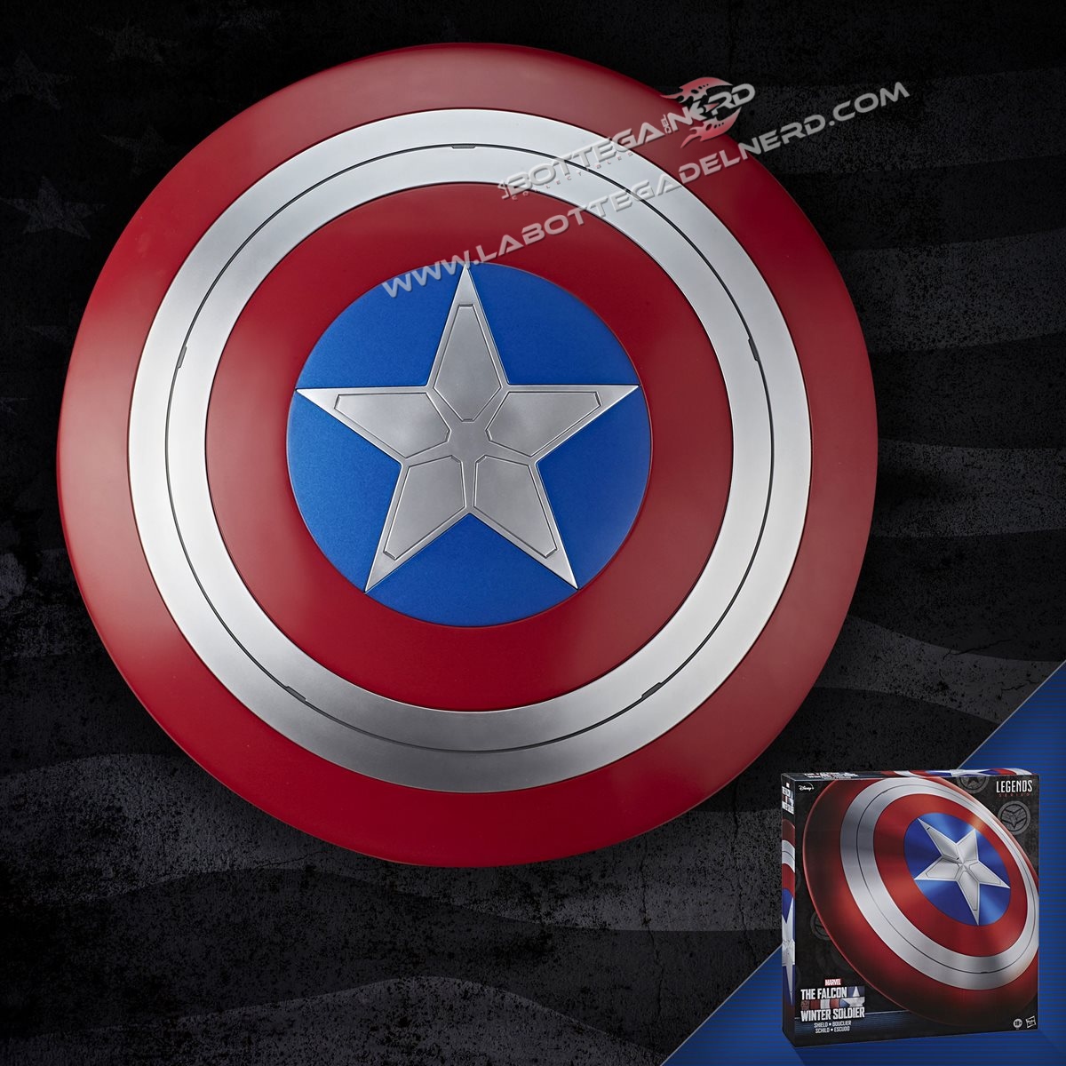 The Falcon and the Winter Soldier - Marvel Legends America Shield 60cm - immagine 2