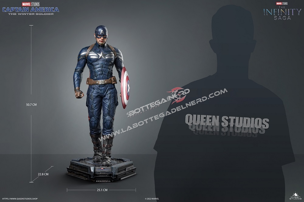 Marvel – Statue Captain America 1/4 Queen Studios 51cm - immagine 11