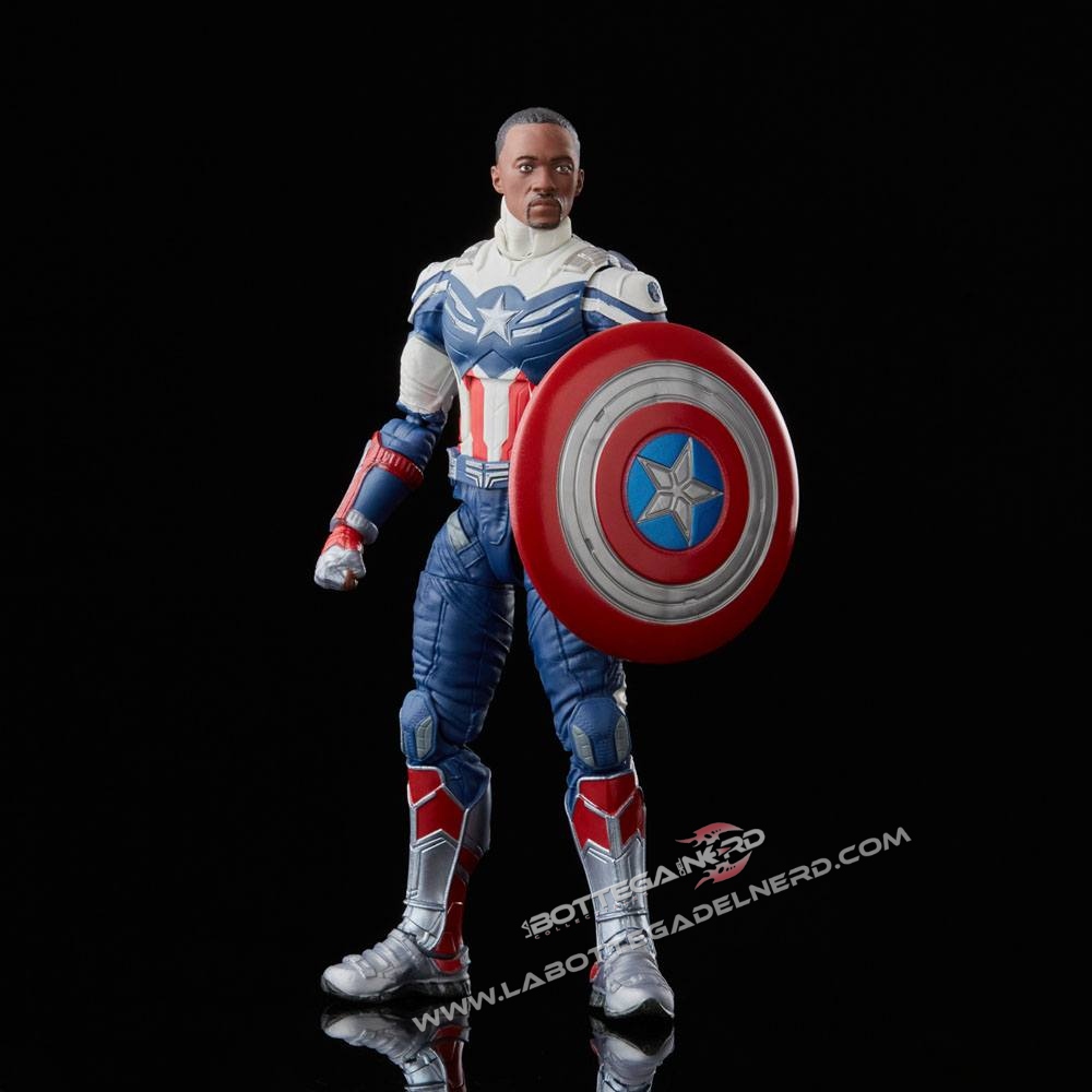 Marvel Legends - 2-Pack Captain America: Sam Wilson & Steve Rogers 15cm - immagine 2