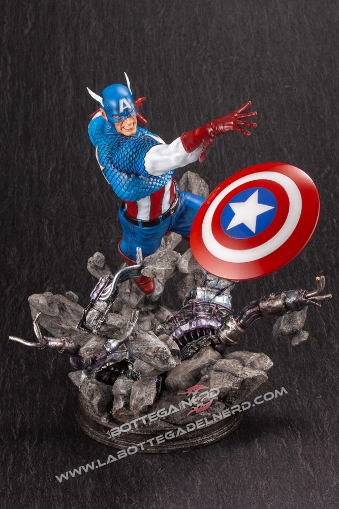 Marvel Comics - Fine Art Statue 1/6 Captain America 36cm - immagine 9