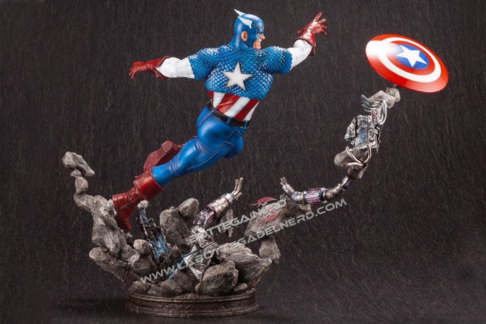 Marvel Comics - Fine Art Statue 1/6 Captain America 36cm - immagine 8
