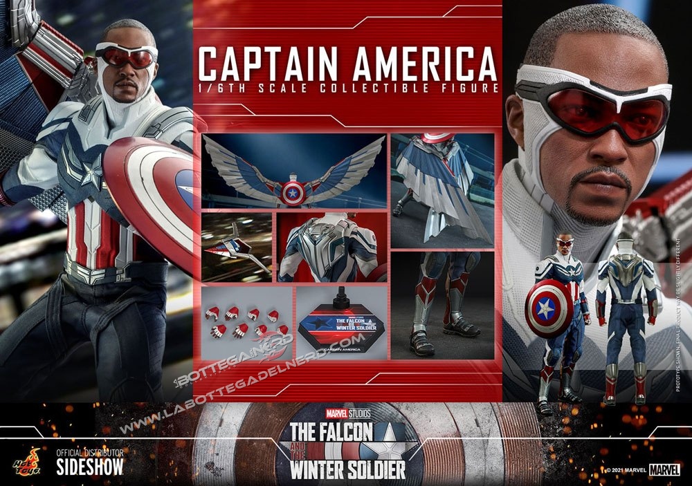 The Falcon and Winter Soldier - Action Figure 1/6 Captain America 30cm - immagine 10