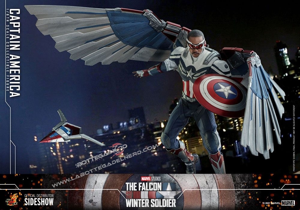 The Falcon and Winter Soldier - Action Figure 1/6 Captain America 30cm - immagine 9