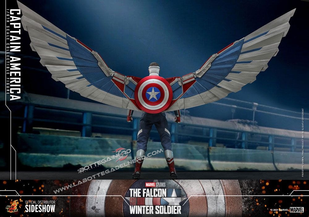 The Falcon and Winter Soldier - Action Figure 1/6 Captain America 30cm - immagine 7