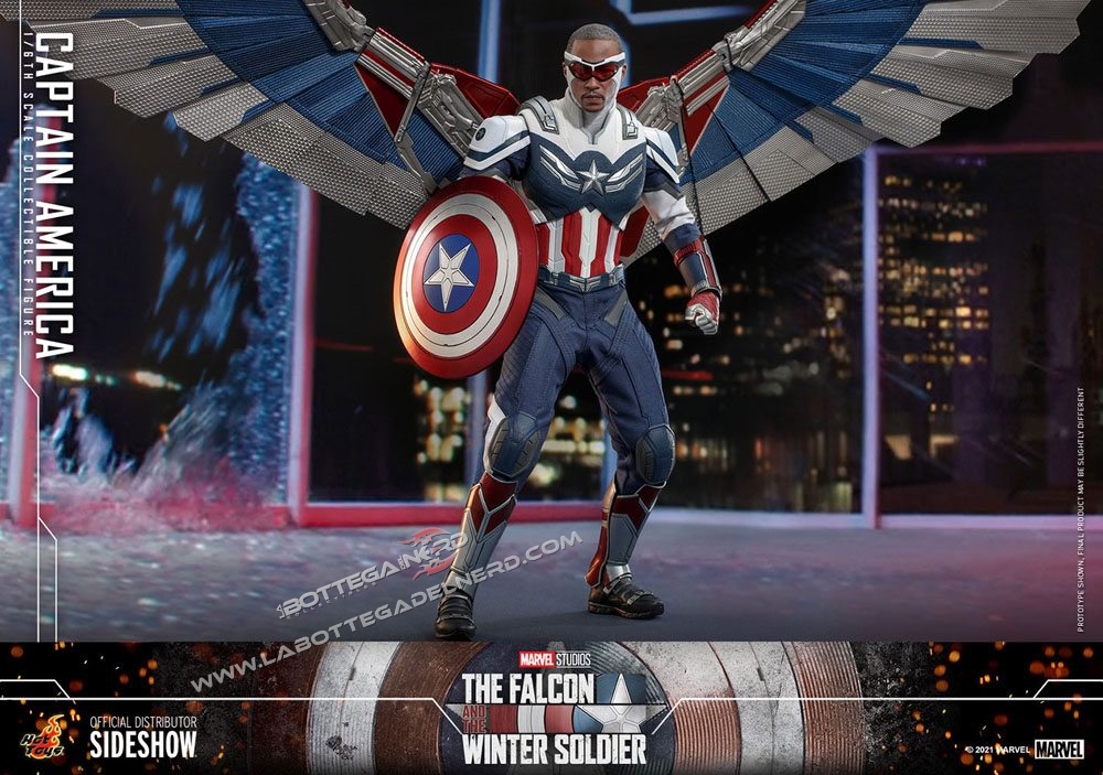 The Falcon and Winter Soldier - Action Figure 1/6 Captain America 30cm - immagine 6
