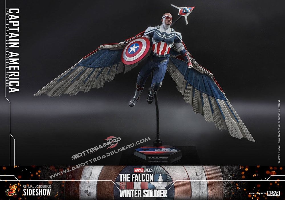 The Falcon and Winter Soldier - Action Figure 1/6 Captain America 30cm - immagine 3