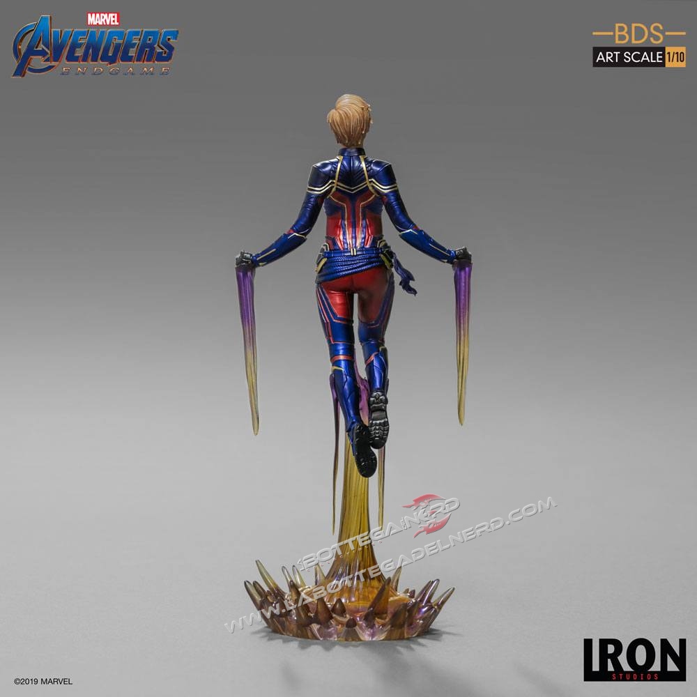 Avengers: Endgame - Statua 1/10 Captain Marvel 26cm - immagine 3