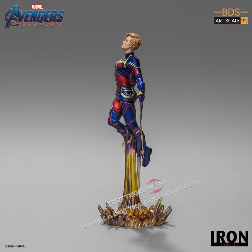 Avengers: Endgame - Statua 1/10 Captain Marvel 26cm - immagine 2