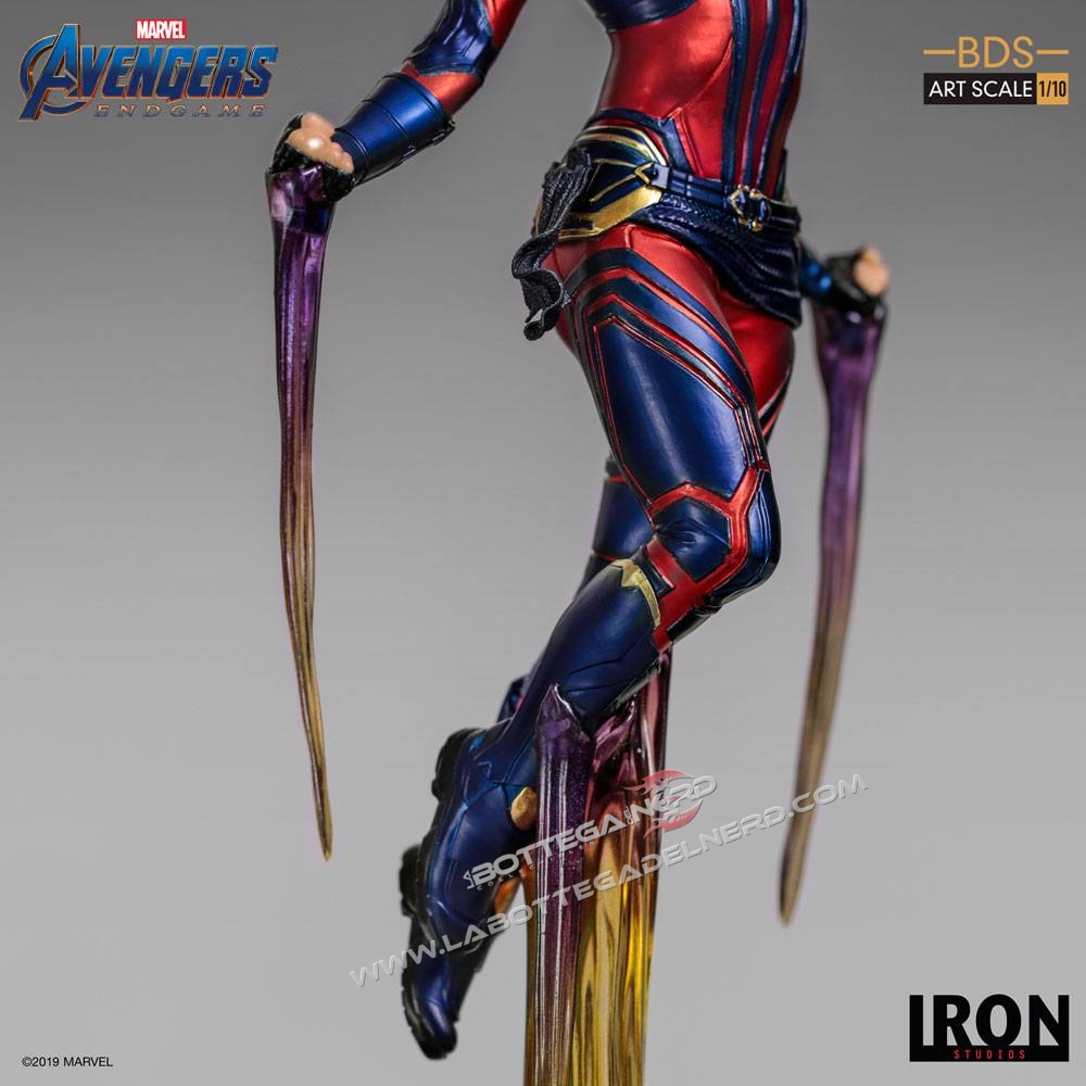 Avengers: Endgame - Statua 1/10 Captain Marvel 26cm - immagine 5