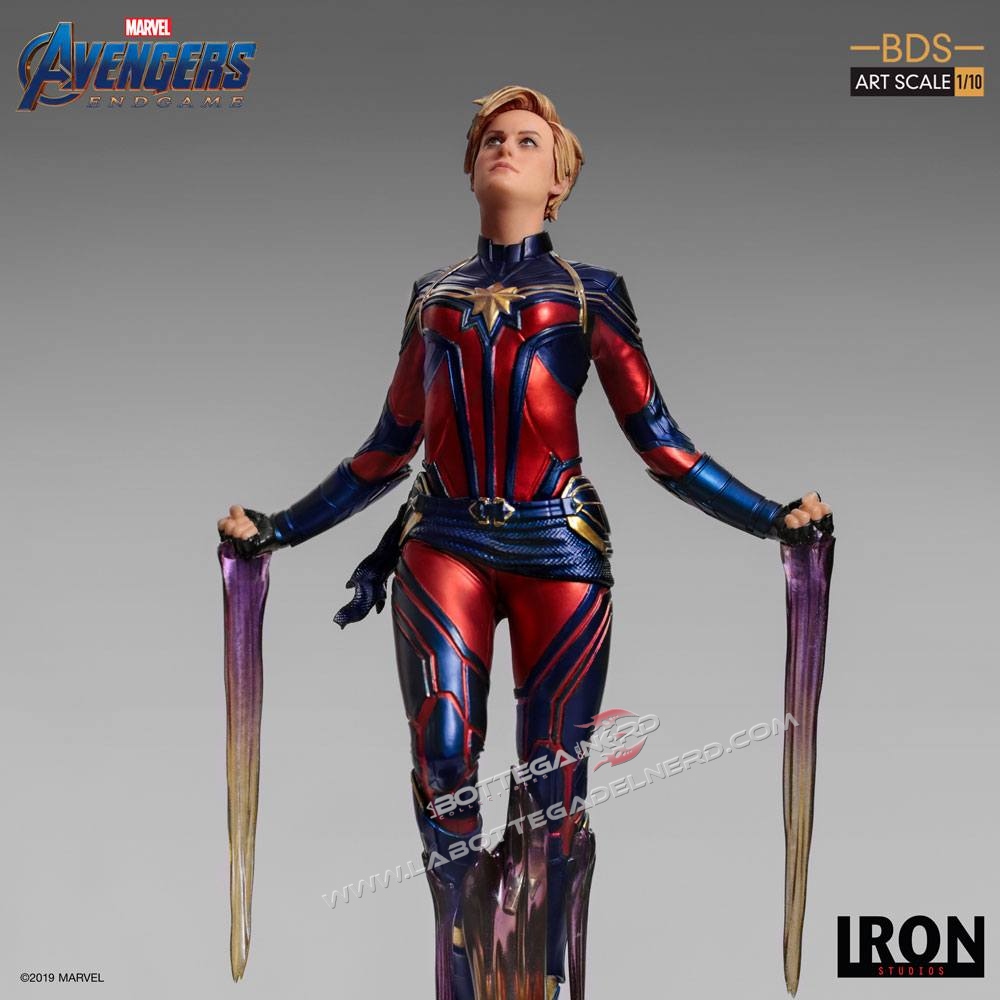 Avengers: Endgame - Statua 1/10 Captain Marvel 26cm - immagine 4