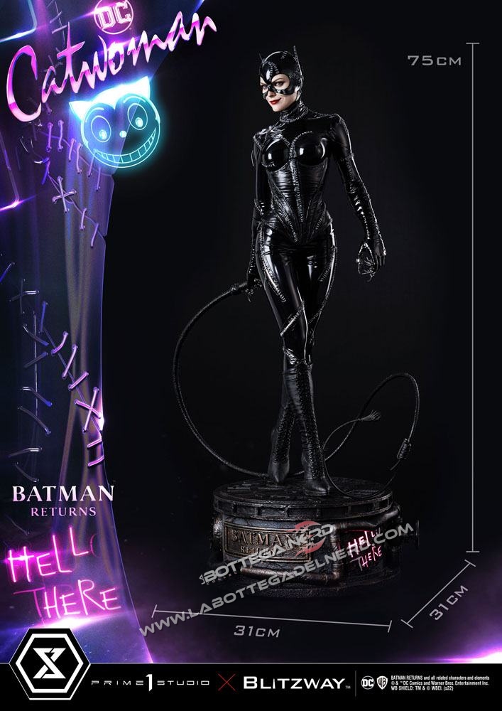 Batman Returns - Statue 1/3 Catwoman Bonus Version 75cm - immagine 8