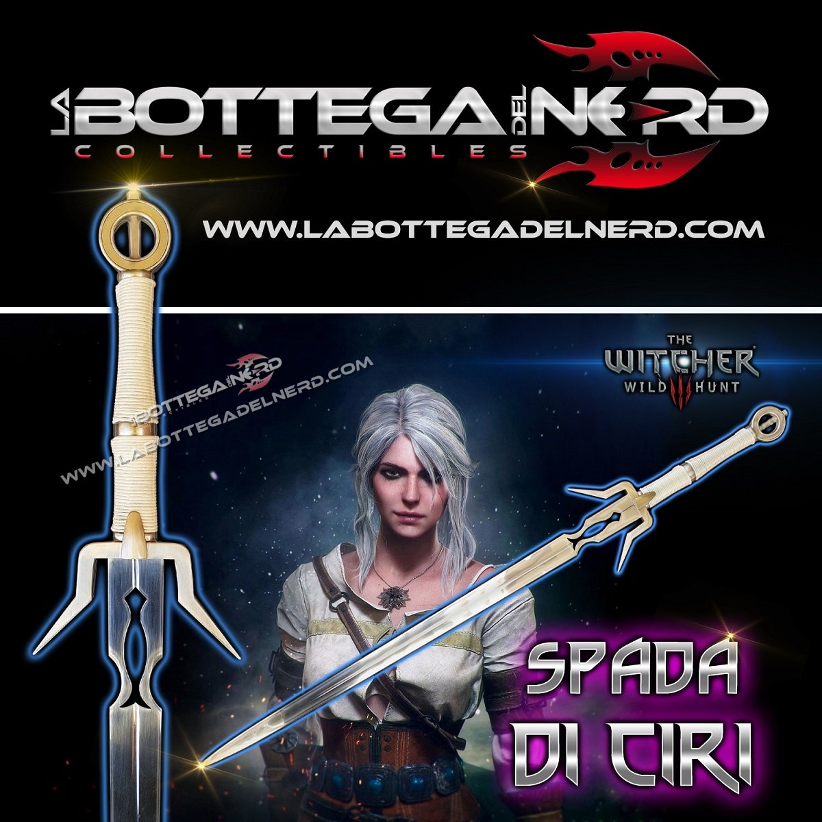 The Witcher 3 Wild Hunt - Replica Spada Ciri