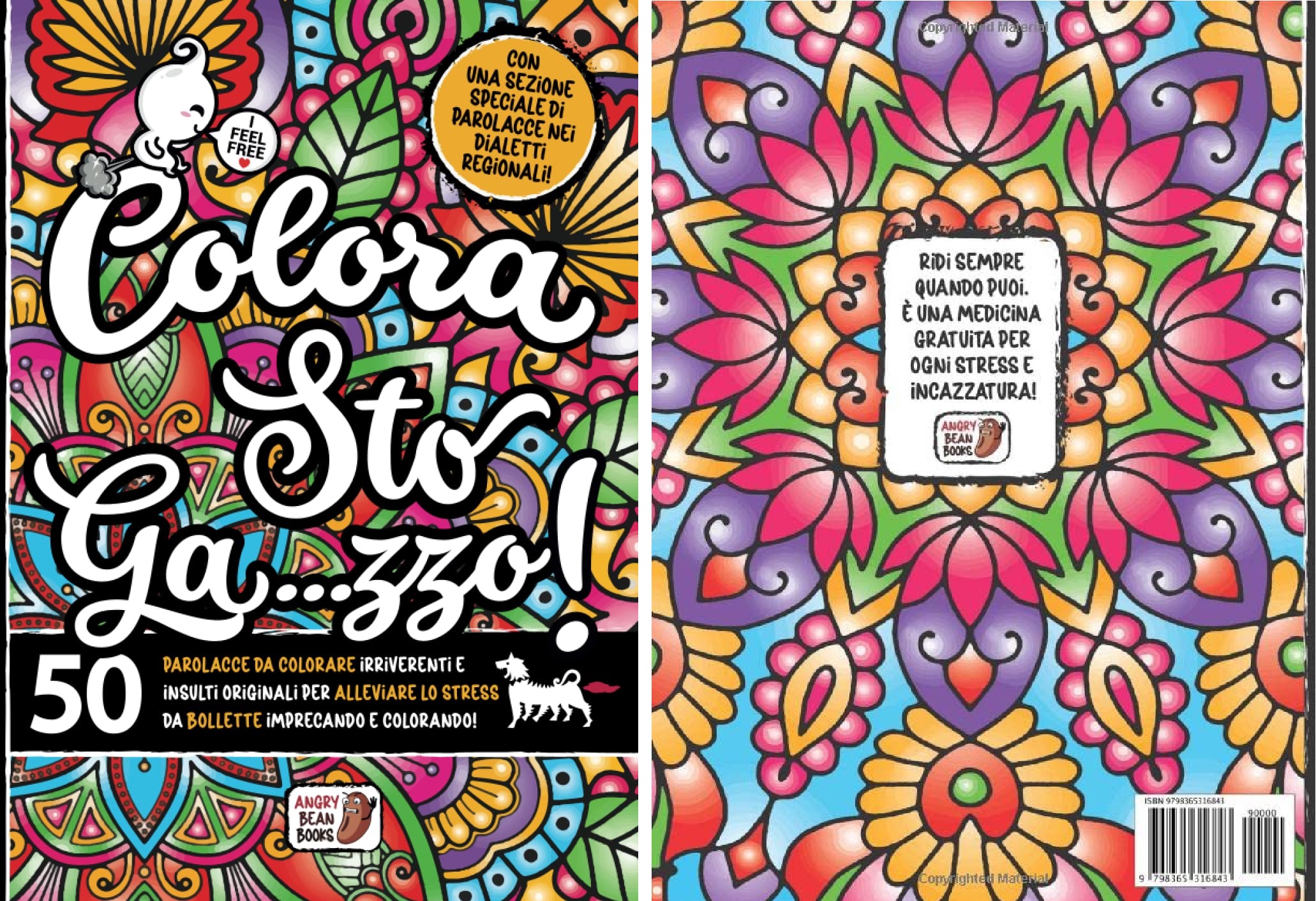 IDEA REGALO - Libro umoristico COLORA STO GA...ZZO